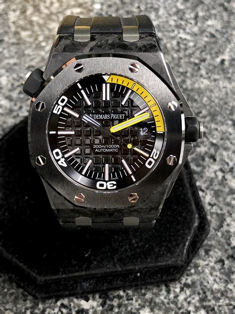 audemars piguet royal oak offshore diver carbon replica|royal oak offshore collection watches.